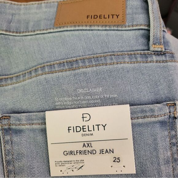 Fidelity by anthropology distressed AXL girlfriend jean - Picture 5 of 9